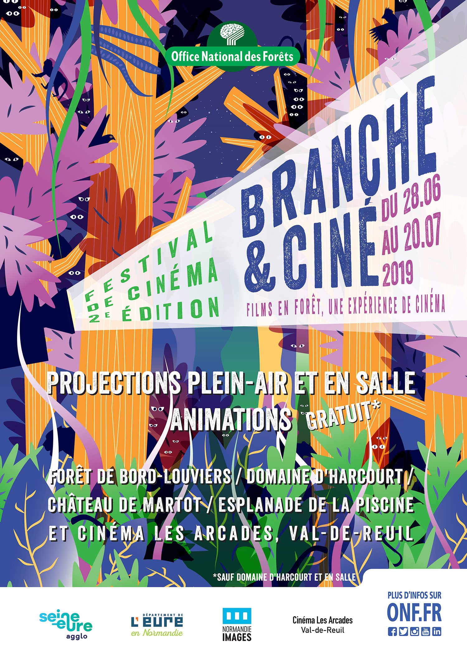 affiche 2019 Branche et Ciné