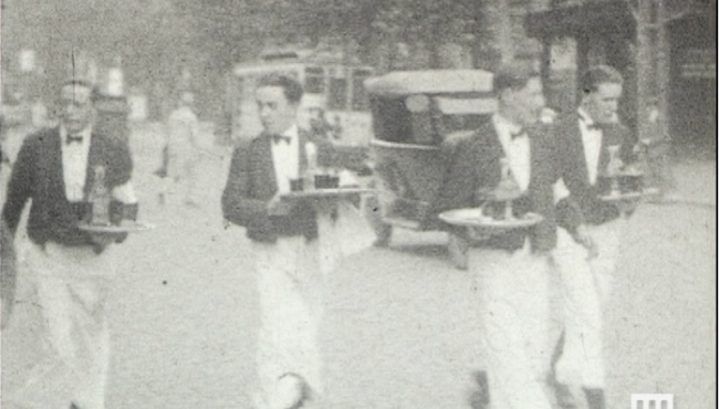 Course des garçons de café - A. Lucas - 1928