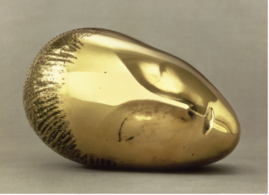 "Muse endormie", Bronze, 1910, Brancusi