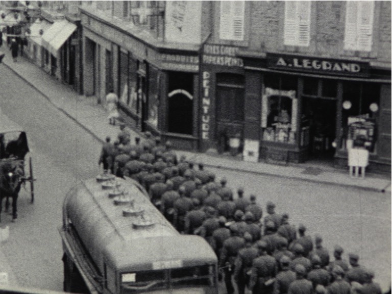 Photogramme issus du film "Avranches" - F. Bignon - 1940 - 8mm © Normandie Images