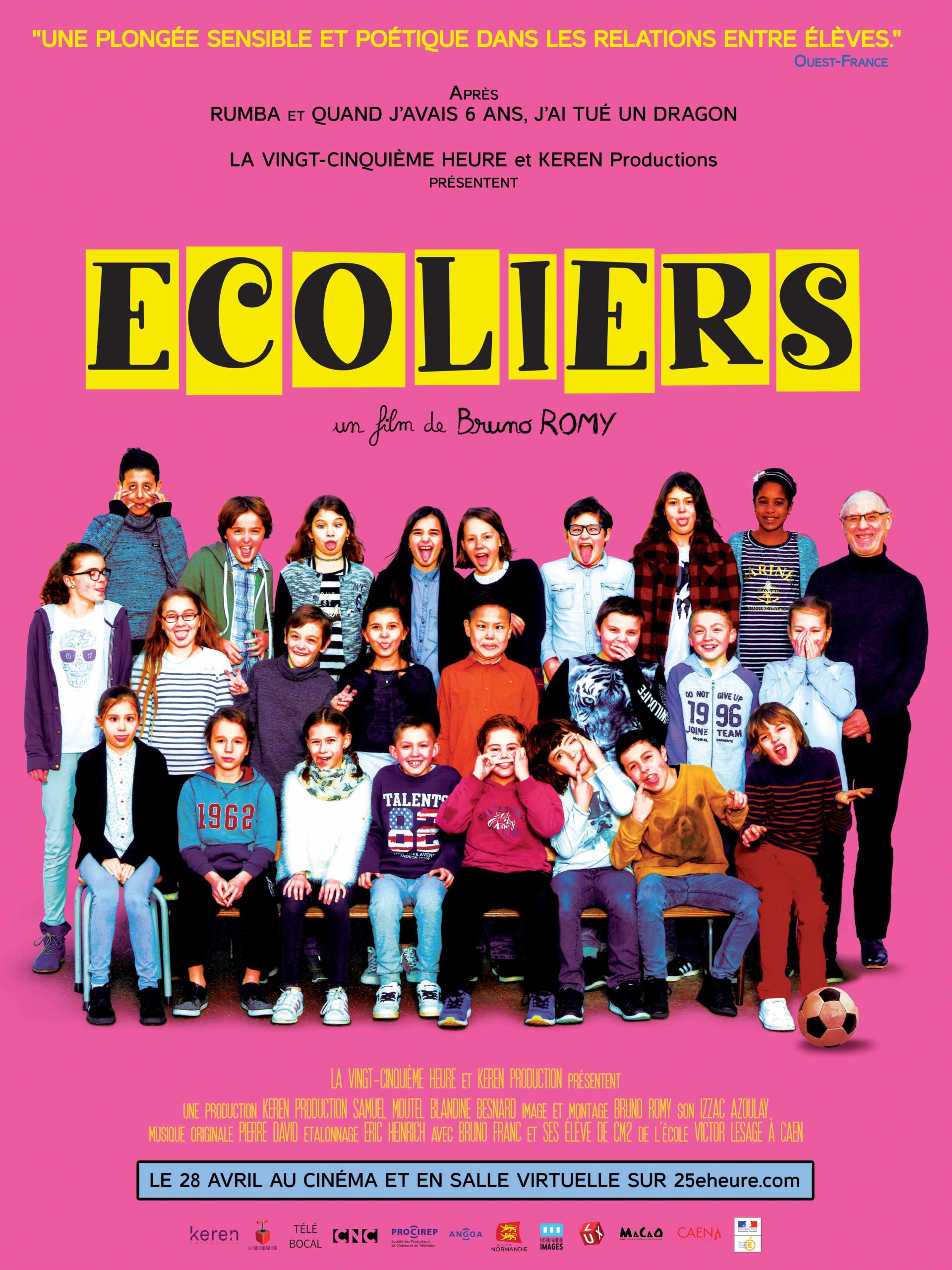 ÉCOLIERS  de Bruno Romy  produit par Keren Production, coproduction Télé Bocal