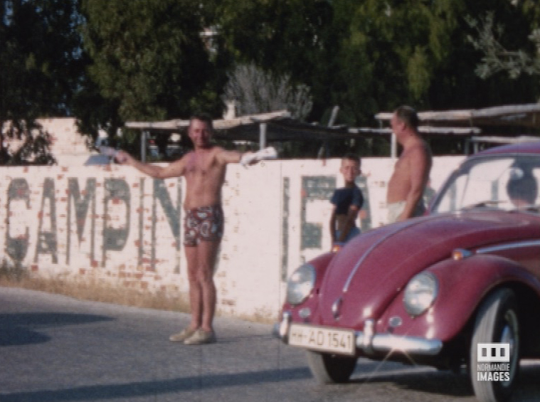 Photogramme issu du film Plages de débarquement - Espagne d'Emile Le Bon, 1970, Couleur, muet, 8mm