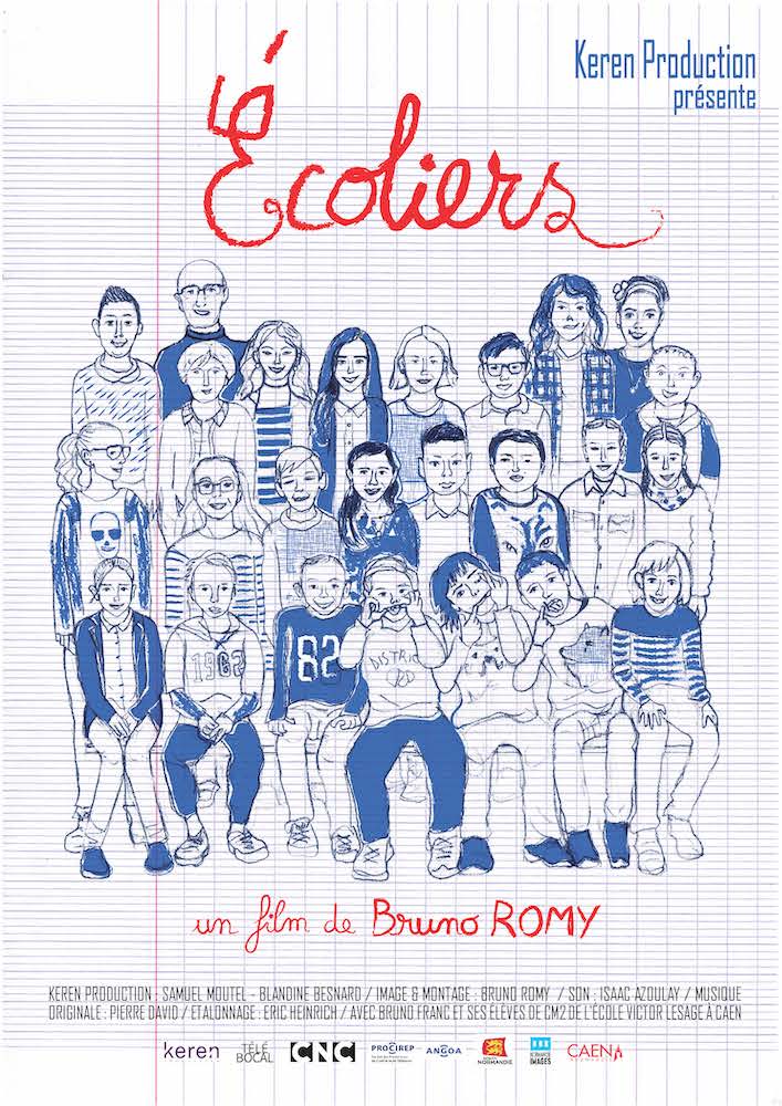 ÉCOLIERS  de Bruno Romy  produit par Keren Production, coproduction Télé Bocal