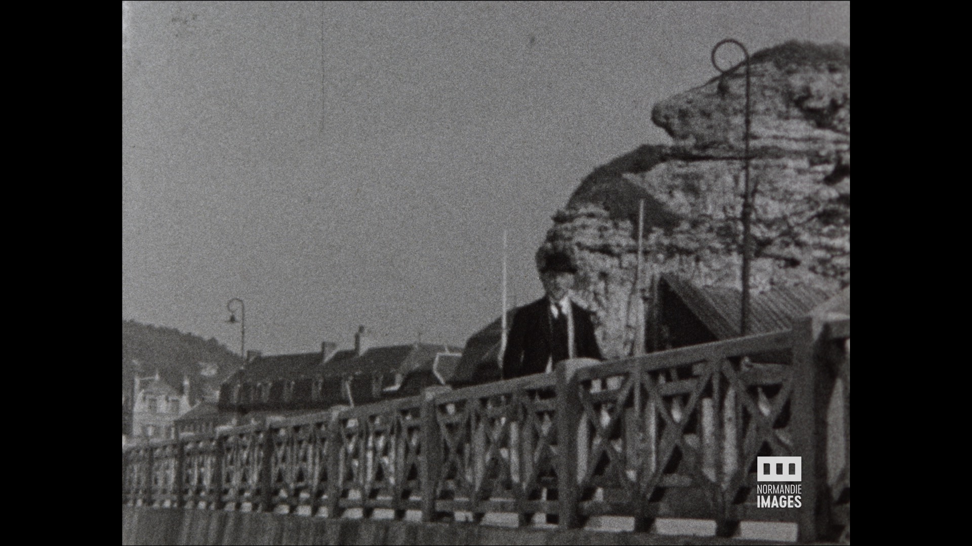 "Dieppe-Fécamp-Etretat" 1934 - NB/muet film 8mm