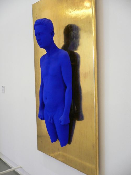 Yves Klein portrait relief 1962