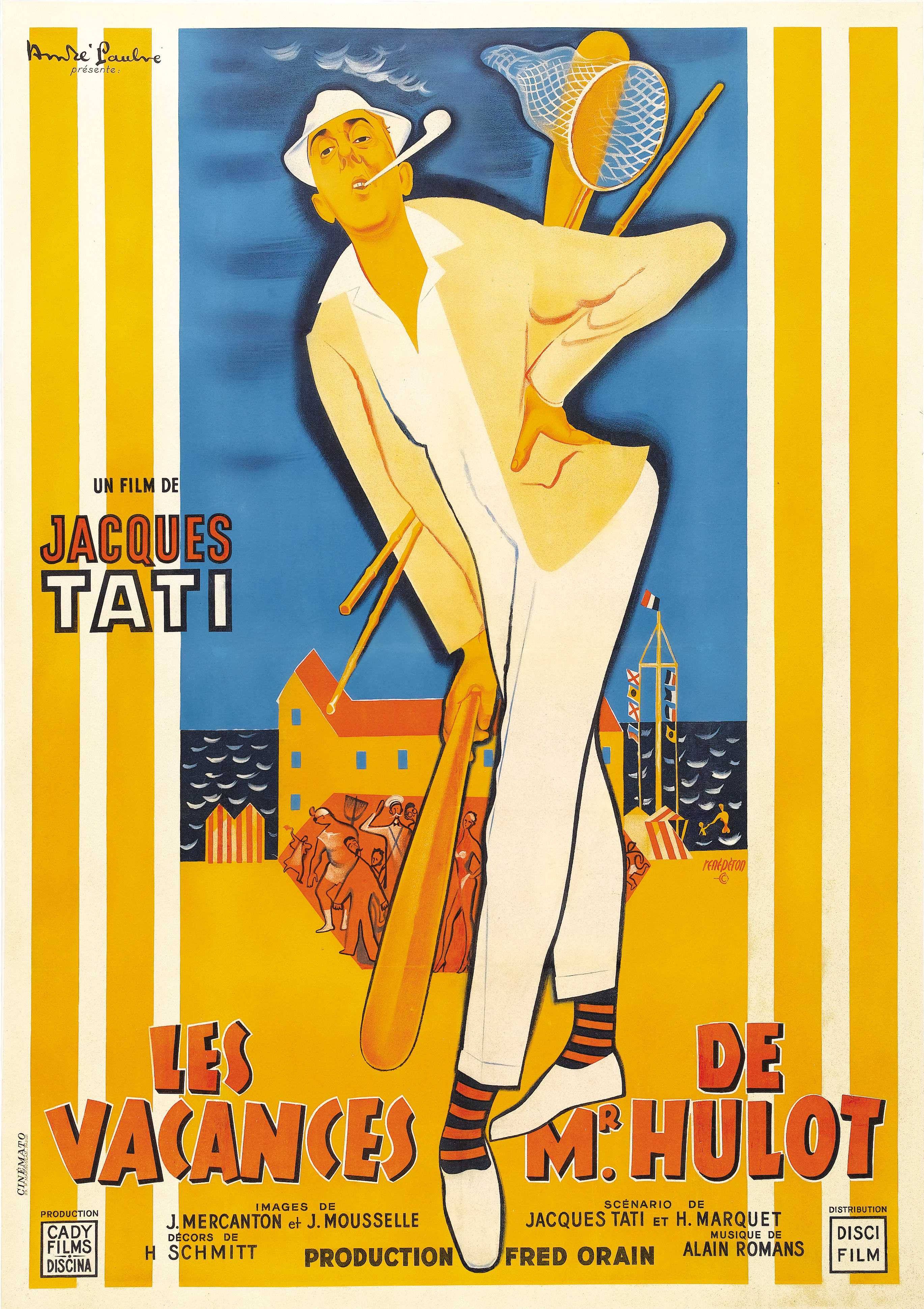 affiche Les vacances de Monsieur Hulot