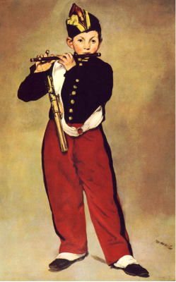  "Le joueur de fifre", Huile sur toile, 1866, Manet